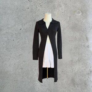 2000s longline cardigan